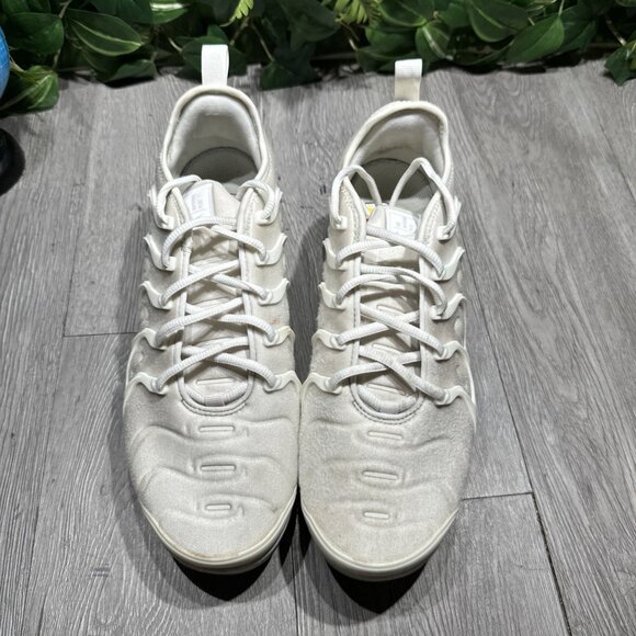 Nike Mens Air Vapormax Plus Triple White 924453-100 Running Shoes - Size 10 - Picture 2 of 11